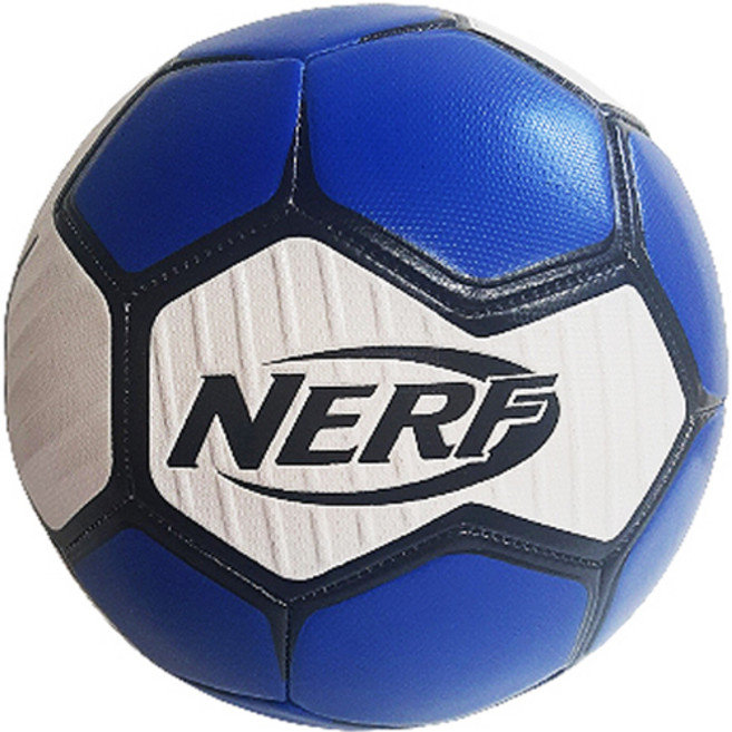 Hasbro 孩之寶 NERF 樂活打擊 官方足球 藍色 五人制足球, 92100, 1個