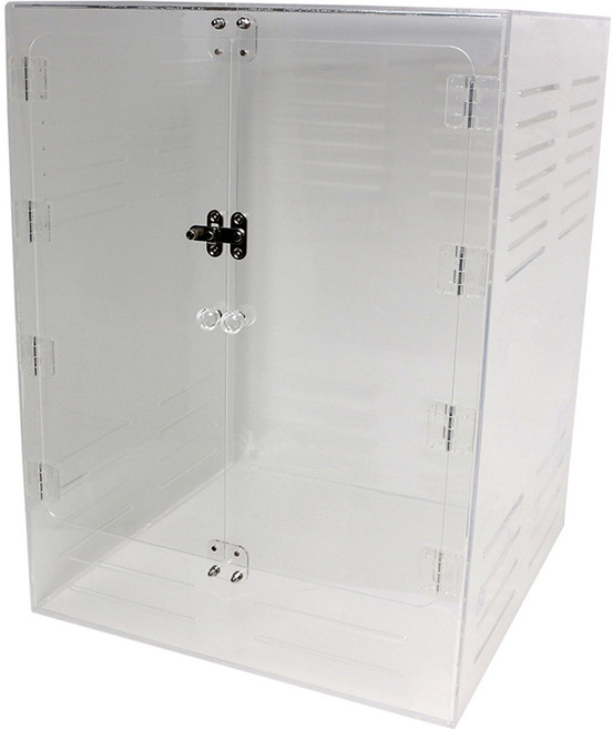 보라펫 업그레이드 붙이류 사육장 45 x 45 x 60 cm 도마뱀 케이지, 1개, 올투명