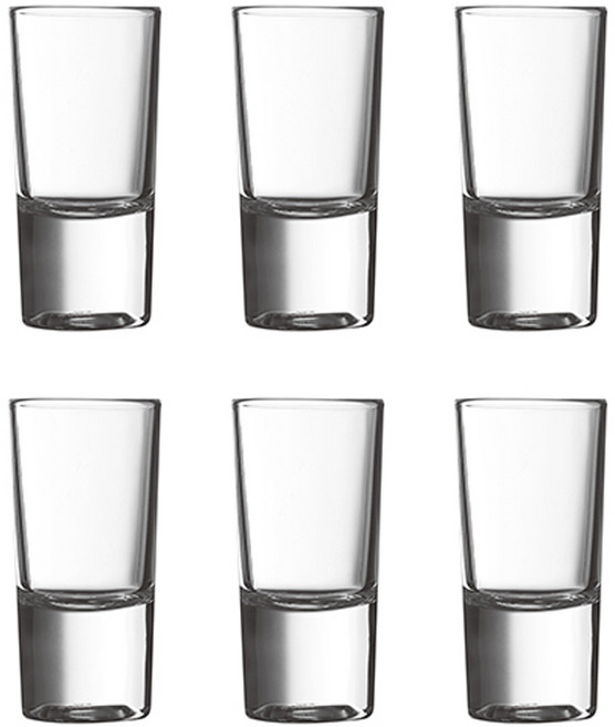 애스크제이 아일랜드 샷 글라스 잔 45ml, 6개