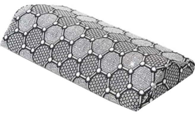 오프유 그래핀 코골이 C커브 숙면 고급형 경추베개, 그레이, 1개