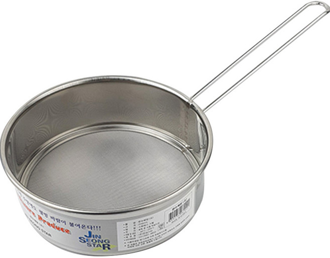 진성스타 스텐 원형 편수채망, 1개