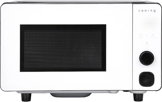 쿠잉전자 프리즘 플랫 전자레인지 버튼 다이얼식 20L, MC-P20WBF