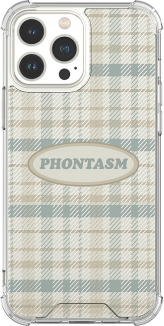 PHONTASM Design Steady 格紋果凍硬殼防摔手機殼