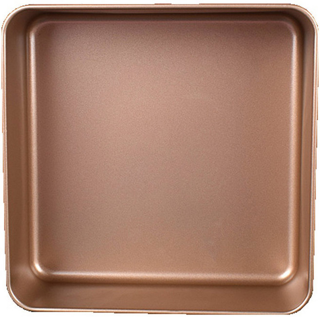 ZJOHF 금색높은 정사각팬, 1개