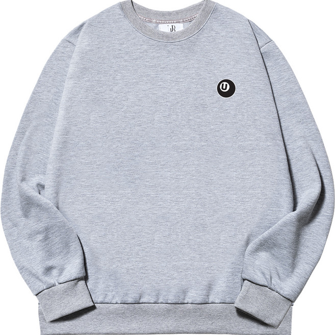 언탭트 남성용 빅사이즈 포켓볼 스몰로고 맨투맨 티셔츠