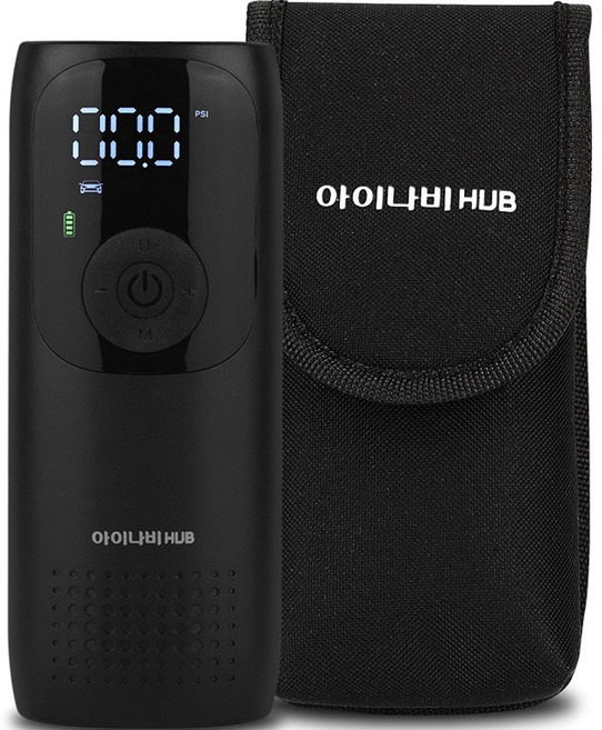 아이나비허브 타이어 무선 스마트 에어펌프 BLAST EPI-S90 + 파우치, 1개