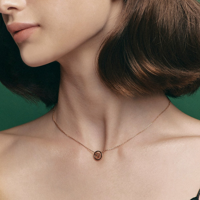 로이드 여성용 에버래스팅 라운드 플레인 목걸이 LLNS22306S