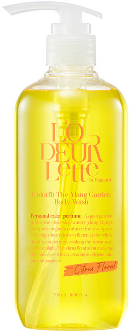 로더렛 인 잉글랜드 컬러핏 바디 워시 더 일랑 가든, 500ml, 1개
