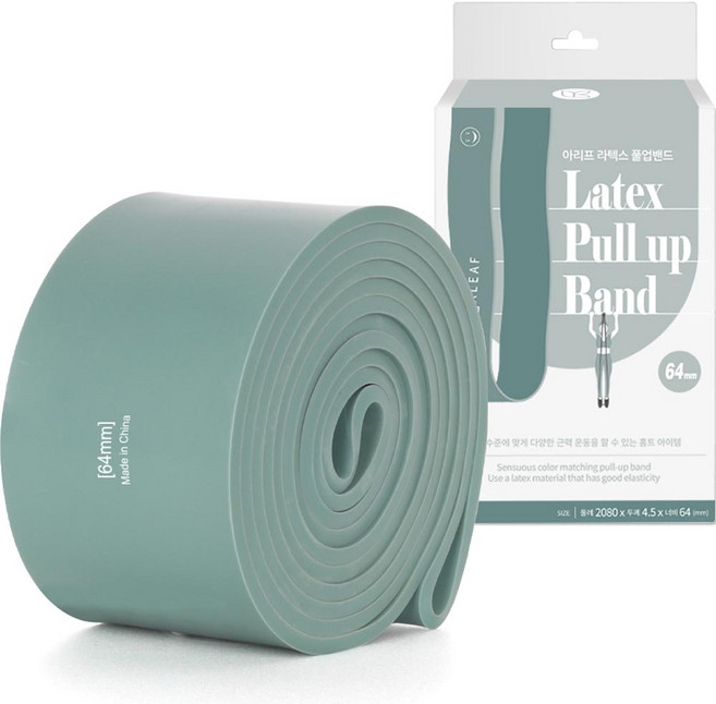 아리프 스마일 풀업밴드, 주니퍼 그린, 1개