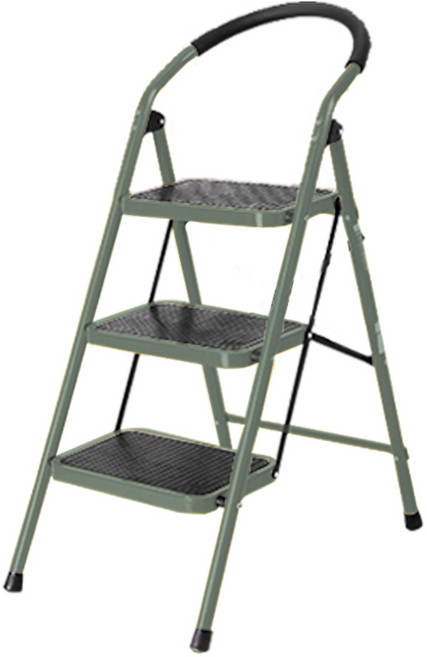 코끼리리빙 스페셜 접이식 스툴 사다리 A형 3단, 1개