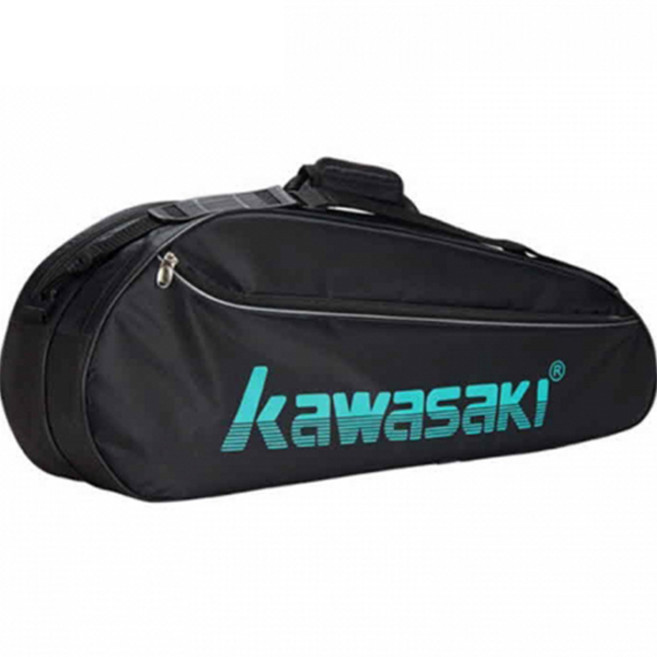 가와사키 배드민턴 2단 가방 KBB-8308, 블랙, 1개