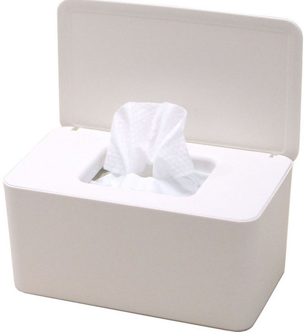 주앤지 대용량 물티슈 케이스, 화이트, 1개