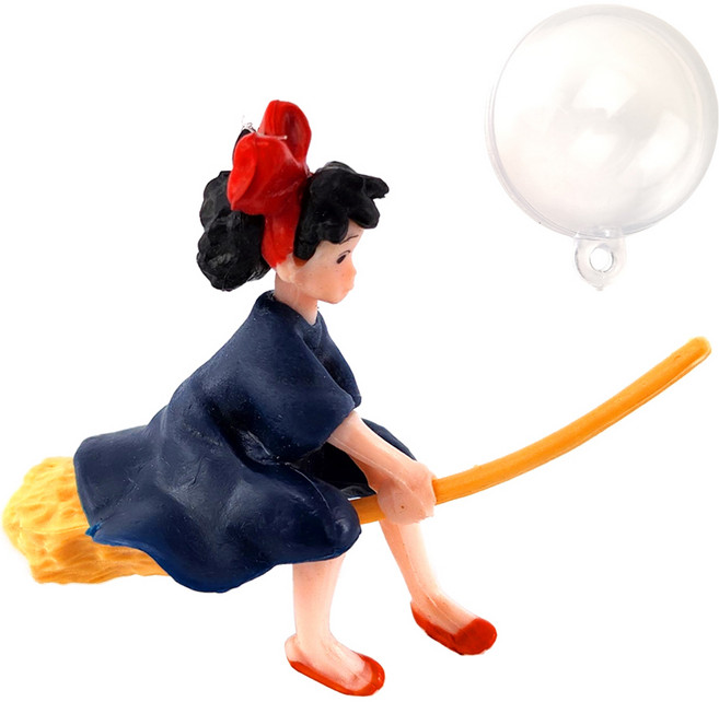 모비딕 플로팅 장식 빗자루탄 소녀 수조장식, 1개