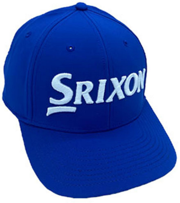 SRIXON 6分割結構高爾夫球帽, 皇家藍 + 白色, 1個