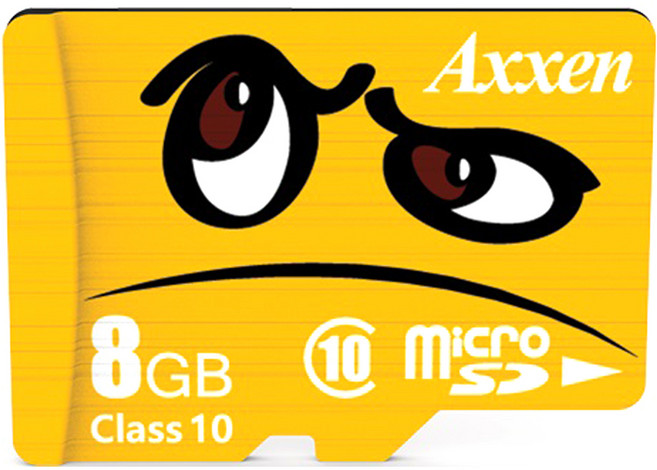 액센 프리미엄 캐릭터 마이크로 SD카드, 8GB, 1개