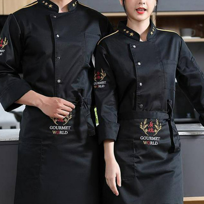 UNHEVE 溫暖廚師厚款工作服上衣