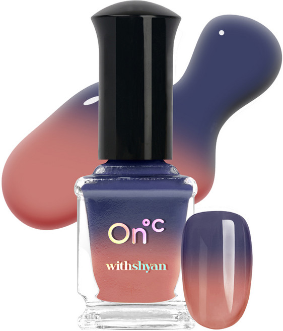 위드샨 온도 변화 매니큐어 네일, 13도우아한온도, 9ml, 1개