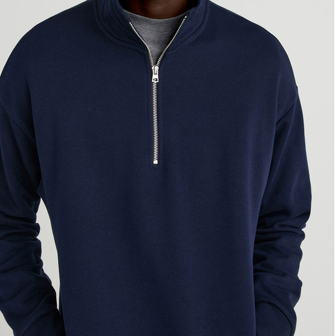 베네통 하프집업 맨투맨 3J73U103Q