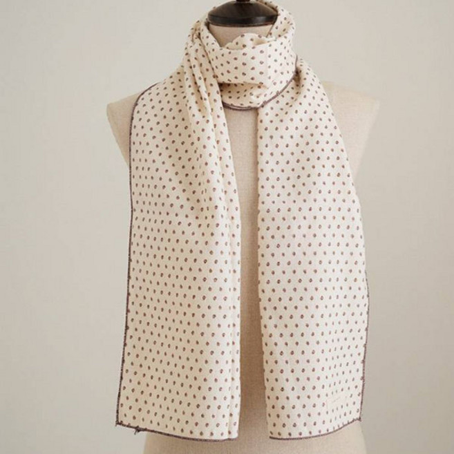 바비수 스팀 기모 코튼 스카프