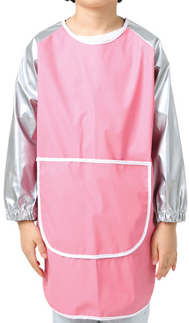 웰프런키즈 아동용 스타 미술가운 2p, 핑크