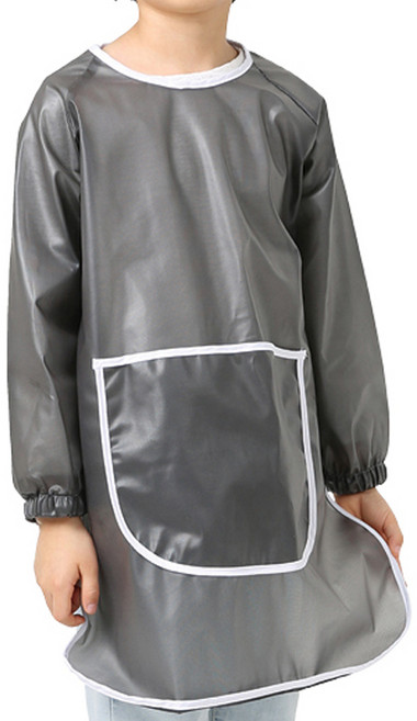 웰프런키즈 아동용 드림 미술가운 2p, 블랙