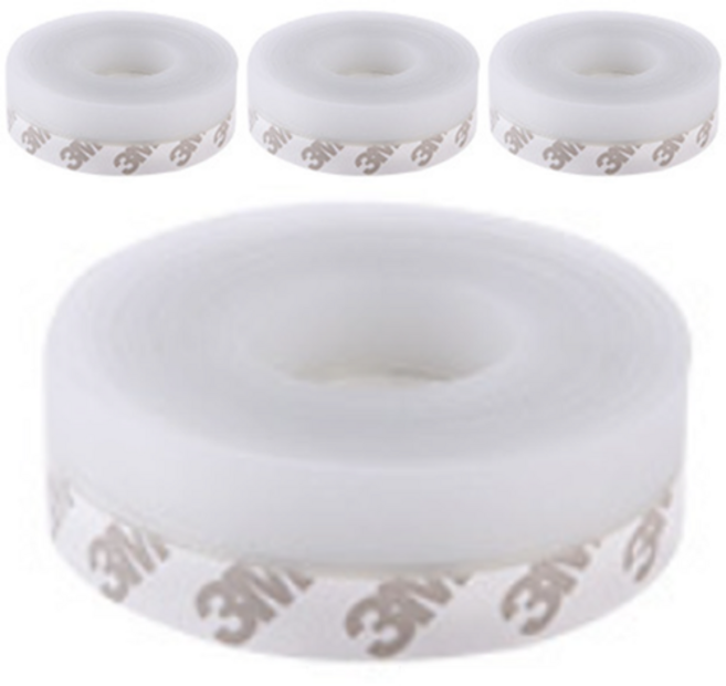 요롬코롬 틈새막이 문풍지 테이프 25mm, 4개