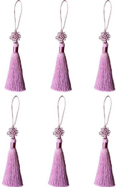 르미에 선물포장 예단보자기 미니노리개, 6개, 인디핑크