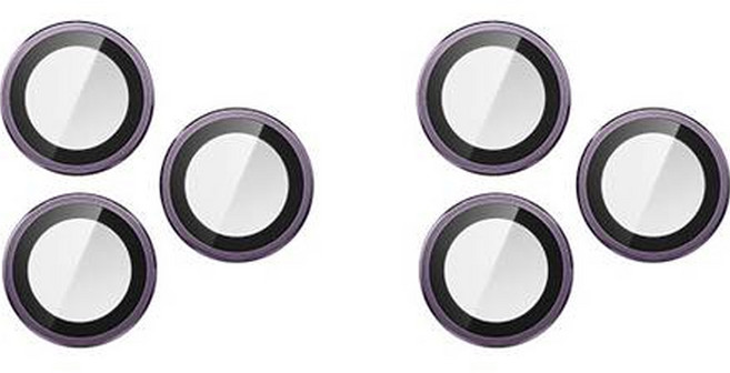 슈피겐 글라스tR 이지핏 옵틱 프로 딥퍼플 2p 세트 AGL05597, 1세트