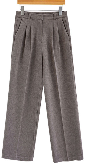 패션풀 여성용 후크 투핀턱 와이드 슬랙스 29149