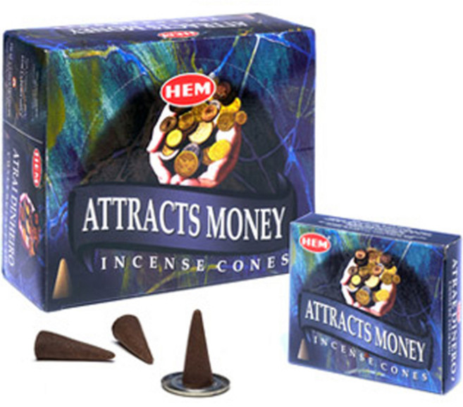 HEM 인센스 콘 120 p, 어트렉트 머니