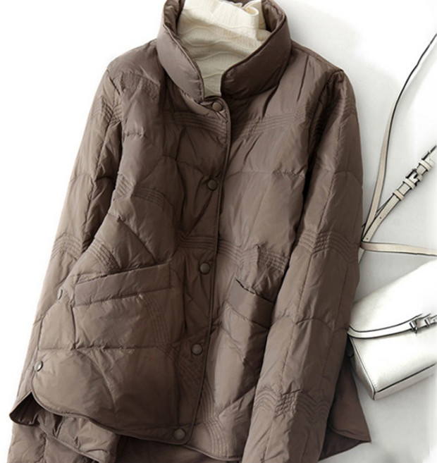 페이퍼먼츠 여성용 펌핏 겨울 반하이넥 퀄팅 숏 패딩 자켓 03411