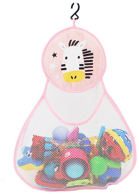 정월나나 욕실 장난감 정리망, 얼룩말, 1개