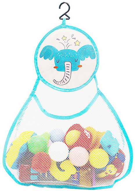 정월나나 욕실 장난감 정리망, 코끼리, 1개