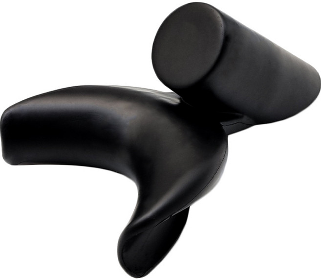 그레이거 블링블링 샴푸대 목받침, 블랙, 1개