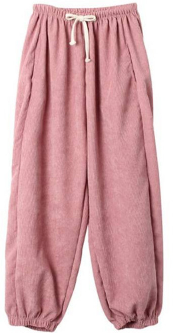 린다샵 여성용 아미셸 골덴 포켓 벌룬 조거 팬츠 cppt11230k2b