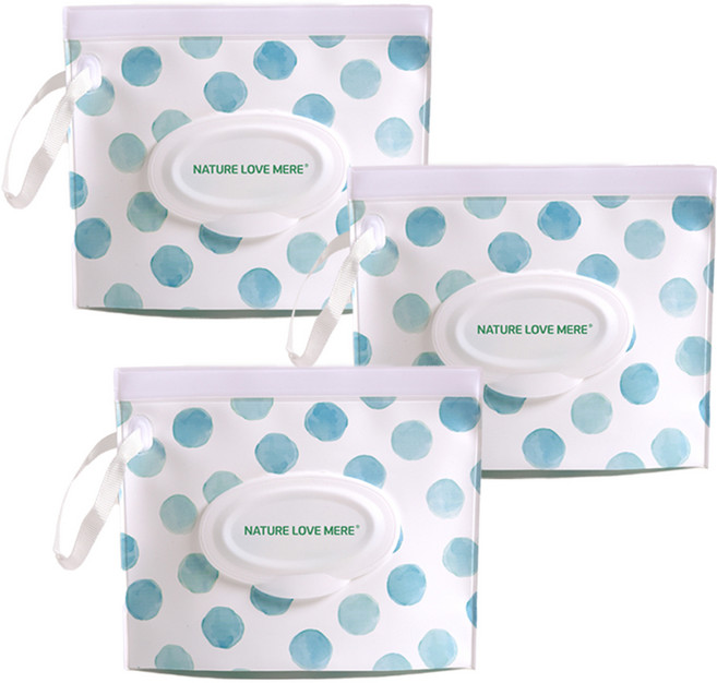 네이쳐러브메레 건티슈 소분 파우치, 3개, 워터드롭