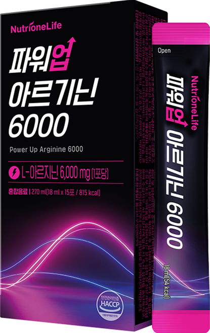 뉴트리원 파워업 L 아르기닌 6000, 270ml, 1개