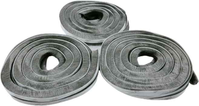 요롬코롬 샷시 모헤어 접착식 문풍지 15mm x 5m, 3개