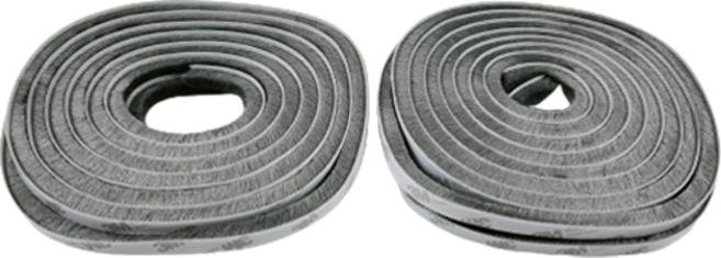 요롬코롬 샷시 모헤어 문풍지 9mm x 9mm x 5m JW02, 2개