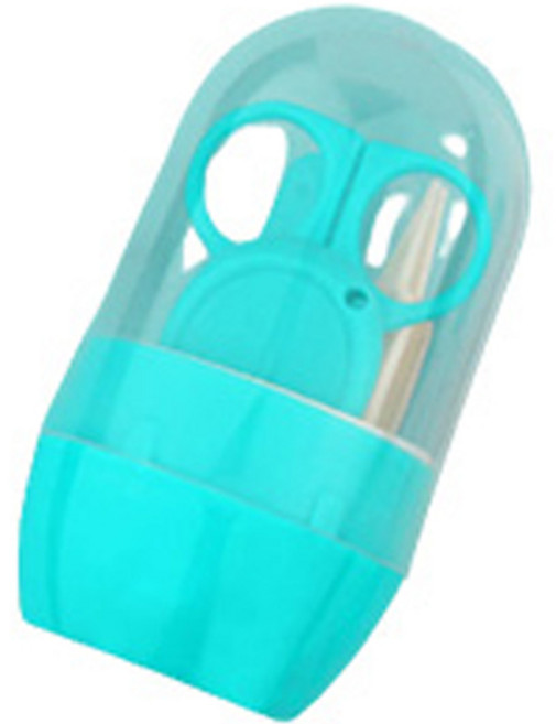 더리빙 유아용 손톱깎이 클래식 4종 세트, 1세트, 그린