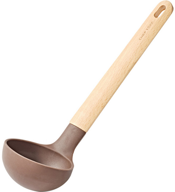 셰프토프 글라스락 실리콘 국자, 혼합색상, 1개