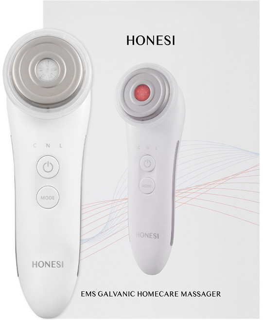 어니시 EMS 고주파 갈바닉 홈케어 얼굴 피부 마사지기, HPC-EB-2202, 혼합색상