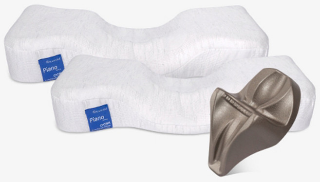 가누다 블루라벨 피아노 베개 2p + 머리냅 세트, 화이트(베개), 1개