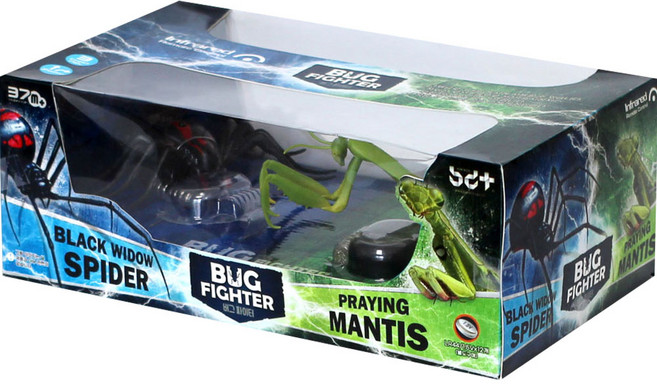아동용 반디 버그파이터 곤충 rc 사마귀 거미 배틀 완구, 혼합색상, 1개