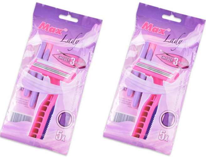 와이에스 부드러운 여성용 바디 면도기, 5개입, 2개