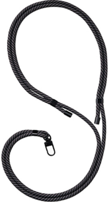 신지모루 전기종 핸드폰 숄더 스트랩, 카본 블랙, 1개