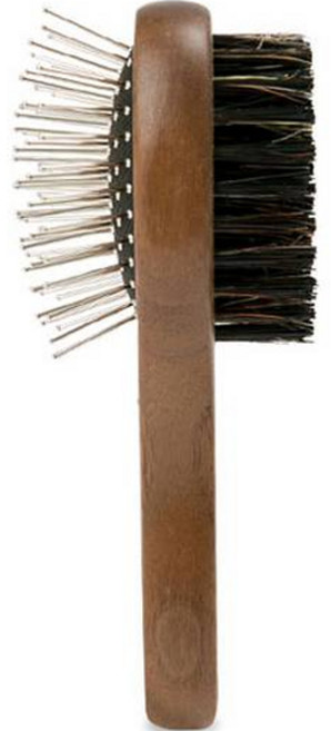 앙비뉴 더베네펫 반려동물 프리미엄 우드 브리슬 양면 브러쉬 44 x 56 x 138 mm AVW-3006, 혼합색상, 1개