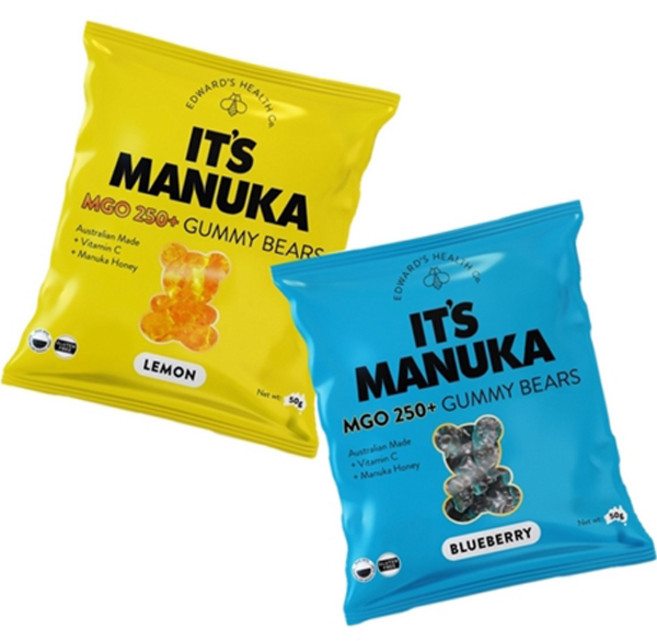 잇츠마누카 블루베리 구미젤리 50g + 레몬 구미젤리 50g 세트, 100g, 1세트