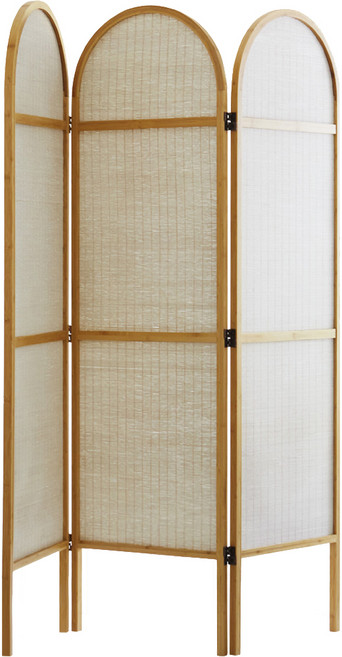베스트리빙 클라우드 대나무 3단 파티션, 화이트