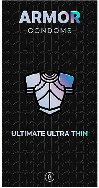 아머 얼티메이트 울트라씬 일반형 콘돔, 1개, 8개입